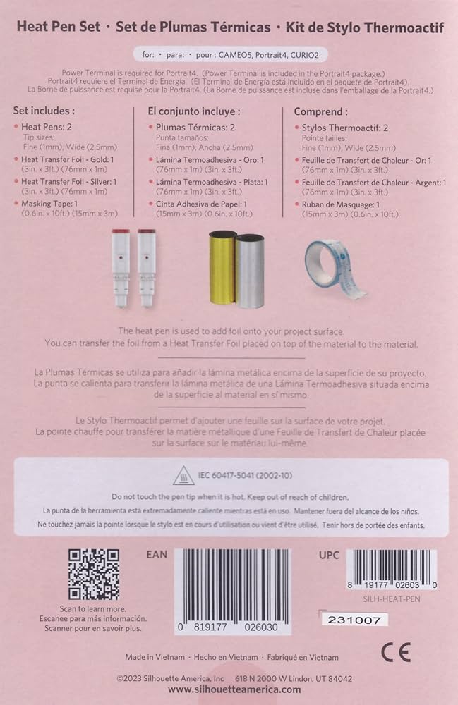 画材 Silhouette Heat Pen Set Silhouette Heat Pen Set - CAMEO Accessory